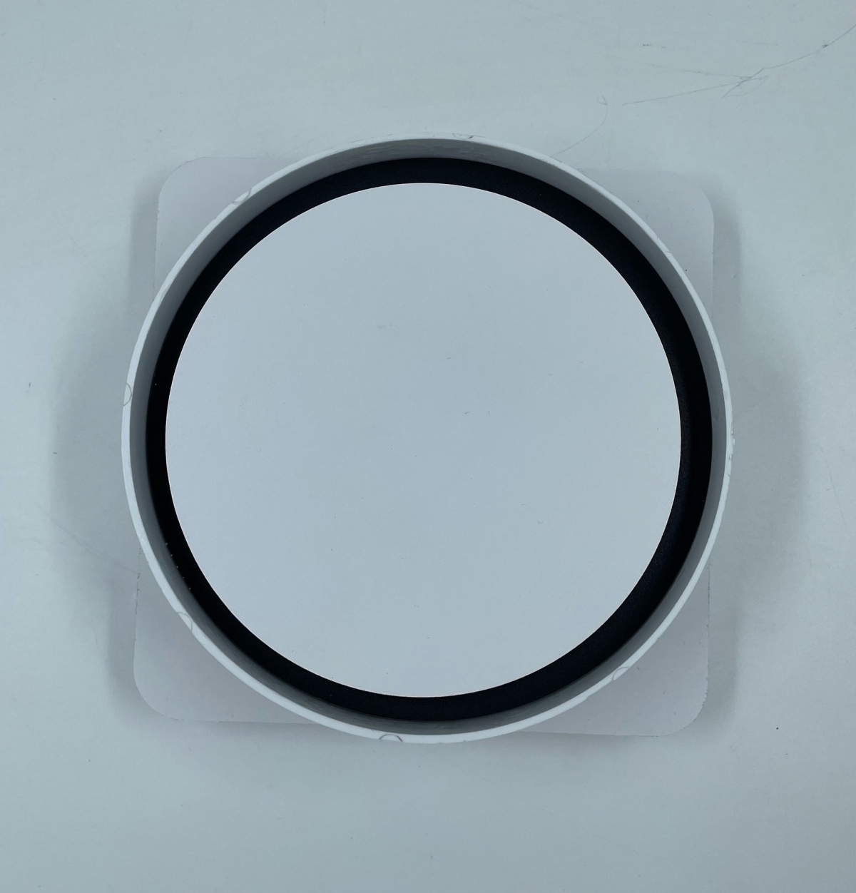 Теневой диффузор для натяжного потолка FoZa d150мм с вентилятором на шарикоподшипнике d100мм с выходом на трубу 60х120мм